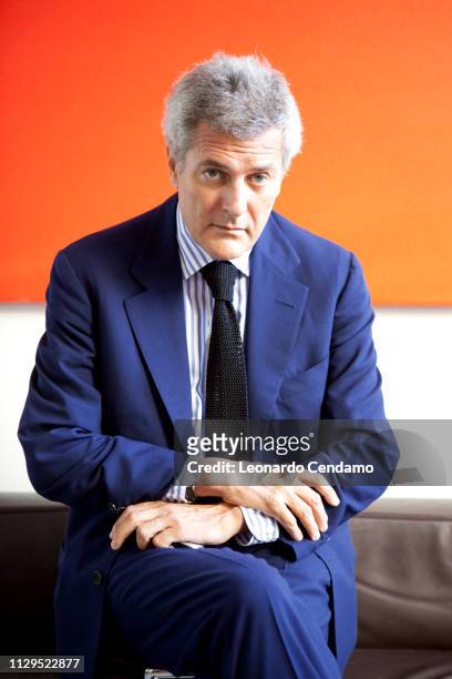 Alain Elkann, writer, TV journalist, Milan, Italy, 2010.