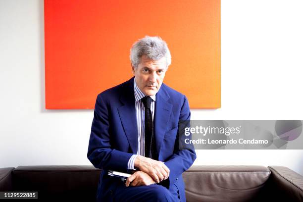 Alain Elkann, writer, TV journalist, Milan, Italy, 2010.