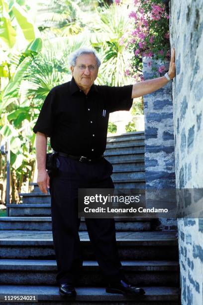Abraham B Yehoshua, Abraham Yehoshua, portrait, writer, Israeli, novelist, Pordenone, Italy, 15th November 2004.