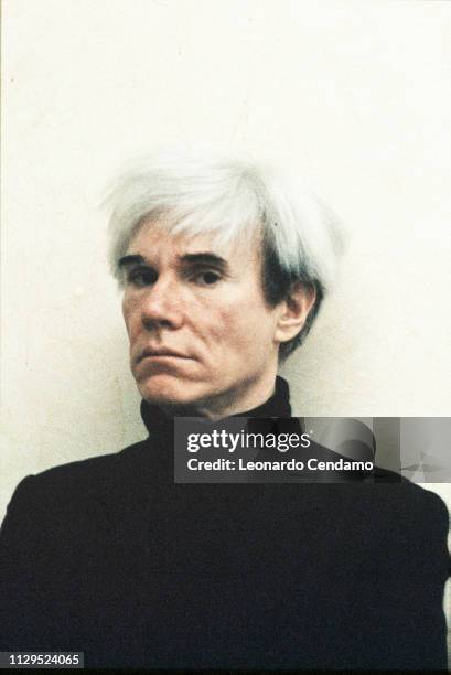 Andy Warhol, Milan, January 1987.