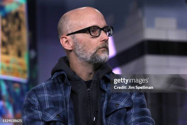 Singer/songwriter Moby attends Build All Access at Build Studio on February 13, 2019 in New York City.