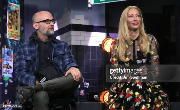 Singer/songwriters Moby and Julie Mintz attend Build All Access at Build Studio on February 13, 2019 in New York City.