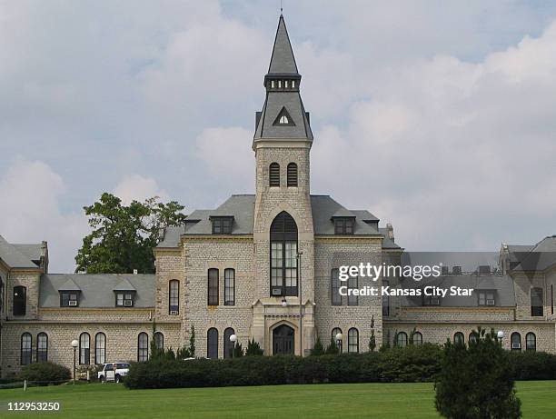 Anderson Hall, a campus icon, houses the administration offices at Kansas State University in Manhattan, Kansas.