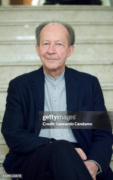 Giorgio Agamben, Italian philosopher, Udine, Italy, 26th January 2018.