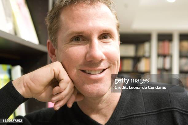 American writer Nicholas Sparks, portrait, Novaglie, Italy, 23rd November 2008.