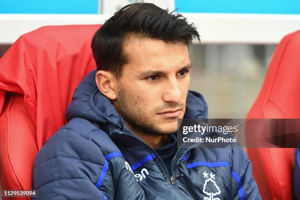 Joao Carvalho of Nottingham Forest during the Sky Bet Championship match between Nottingham Forest and Hull City at the City Ground, Nottingham on...