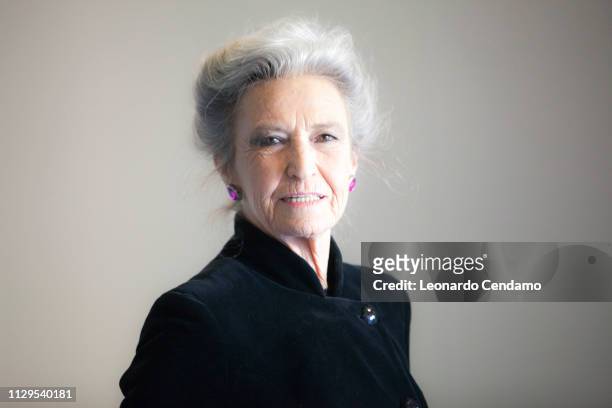 Barbara Alberti, Italian writer, Milan, Italy, 20th April 2017.