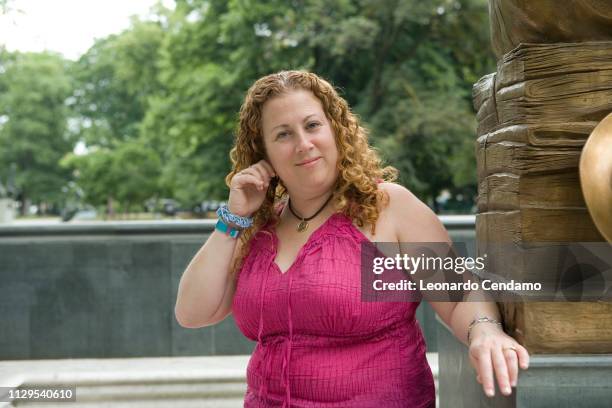 Jodi Picoult, American, writer, Corbaccio, portrait, novelist, Torino, Italy, 5th June 2007.