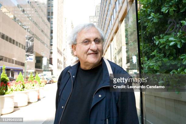 Abraham B Yehoshua, essayist, novelist, playwright, Israeli, writer, portrait, Torino-Turin, Italy, May 2008.