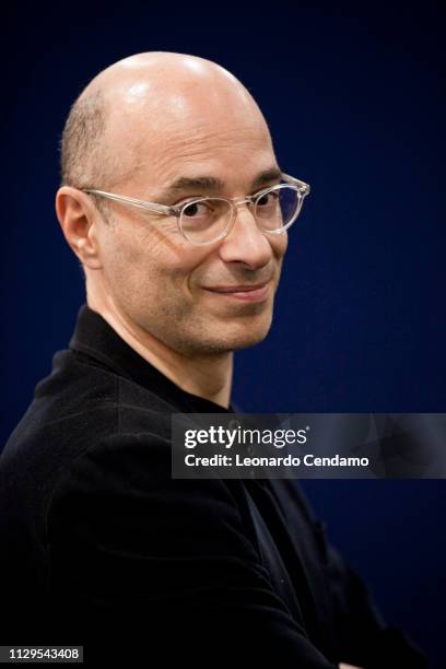 Bernard Werber, French writer, Torino-Turin, Italy, March 1990.