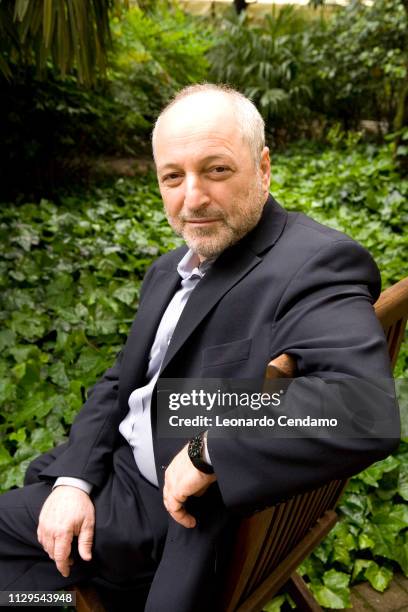 Andre Aciman, American writer and Proust scholar, portrait, Varese, Italy, 16th May 2009.