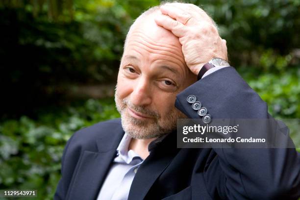 Andre Aciman, American writer and Proust scholar, portrait, Varese, Italy, 16th May 2009.