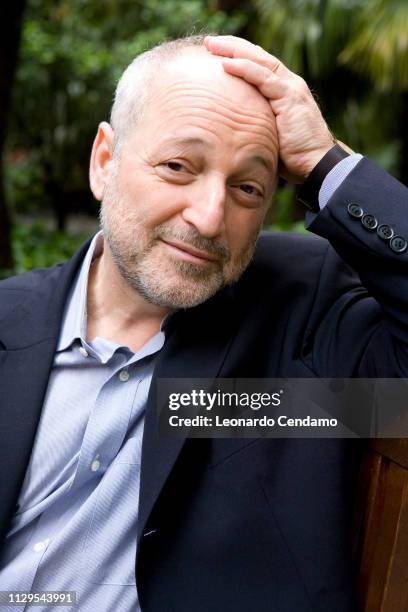 Andre Aciman, American writer and Proust scholar, portrait, Varese, Italy, 16th May 2009.