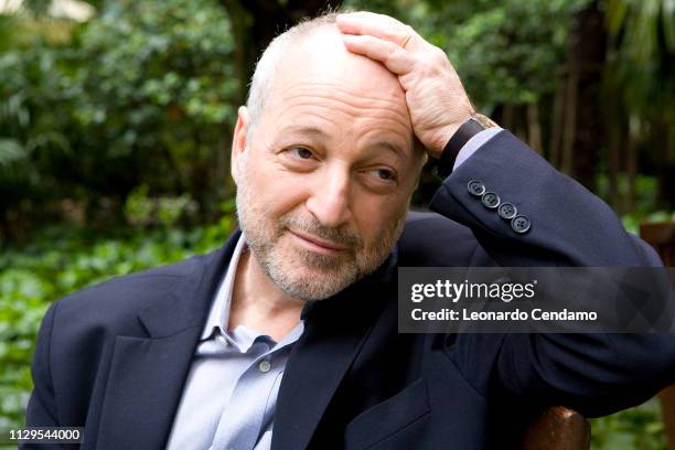 Andre Aciman, American writer and Proust scholar, portrait, Varese, Italy, 16th May 2009.