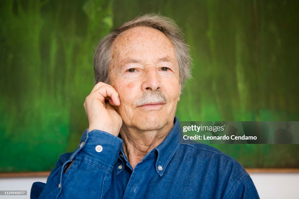 Uri Orlev, Israeli childrenís writer, portrait, Monticello Brianza