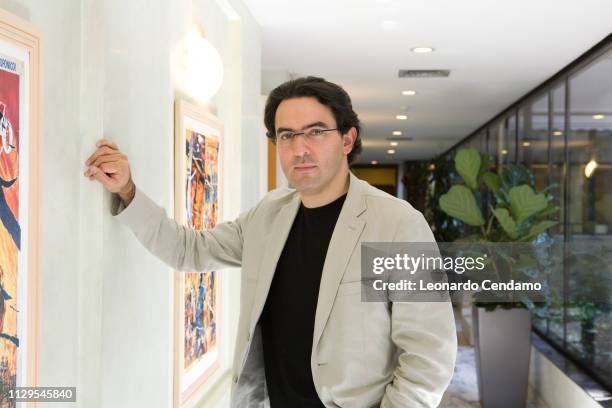 Juan Gabriel Vasquez, Colombian, writer, portrait, Ponte Alle Grazie, Modena, Italy, 13th May 2008.