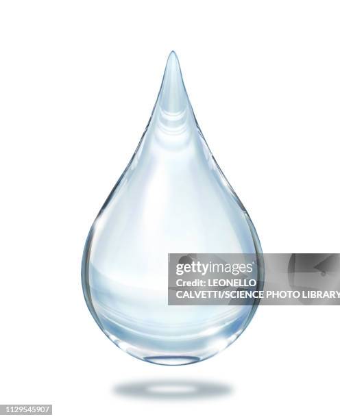 stockillustraties, clipart, cartoons en iconen met water drop, illustration - druppel