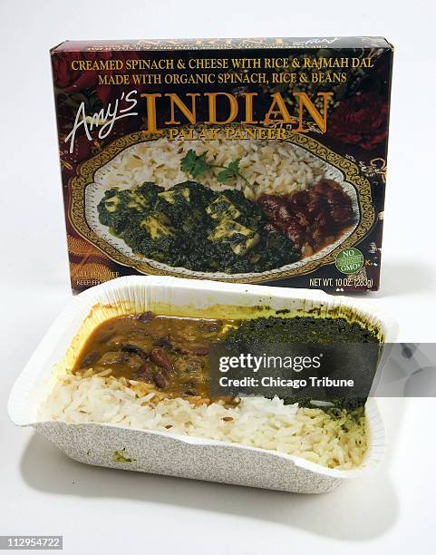 Amy's Indian Palak Paneer is among the items Chicago Tribune food writer Bill Daley had on his menu of a week of frozen dinners.