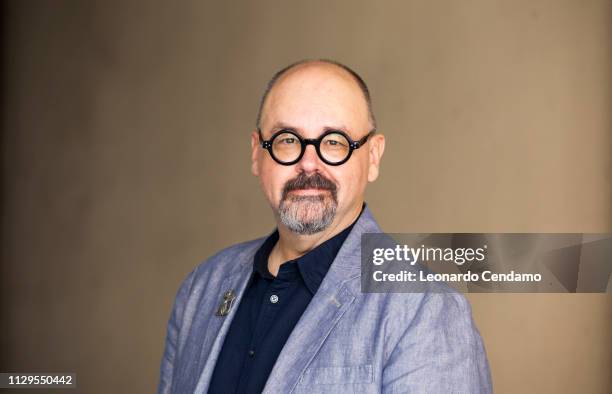 Carlos Ruiz Zafon, Barcellona writer, Milan, Italy, 13th September 2017.