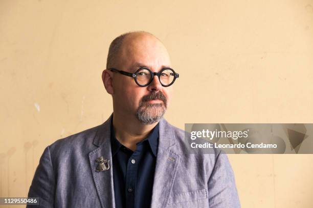 Carlos Ruiz Zafon, Barcellona writer, Milan, Italy, 13th September 2017.