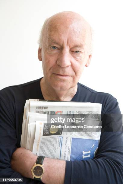 Eduardo Galeano, Uruguayan, journalist, writer, portrait, Milano, Italy, 6th September 2008.