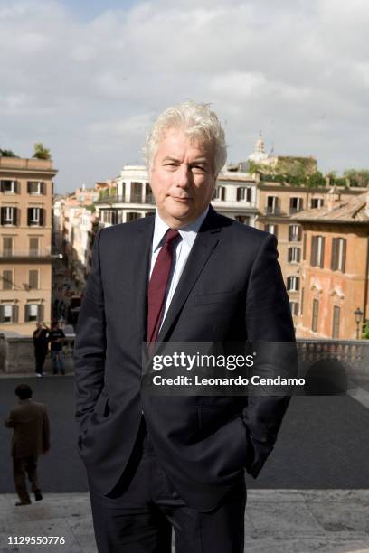 Piazza della Trinit‡ dei Monti, Rome, Italy, September 2007, the British writer Ken Follet.