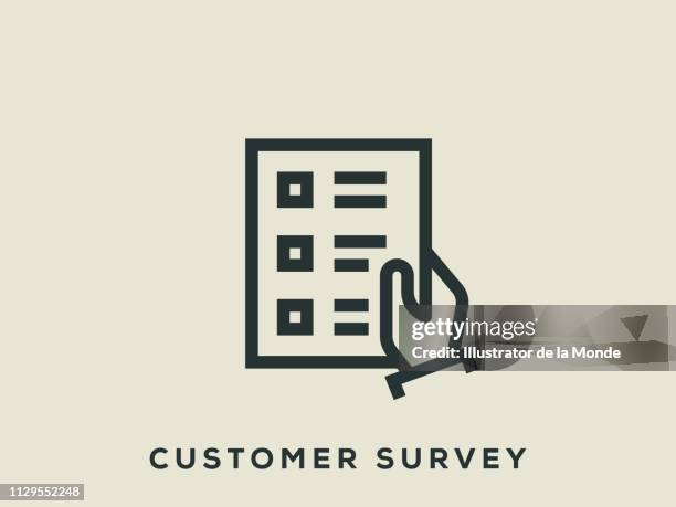 customer survey - client appreciation stock illustrations