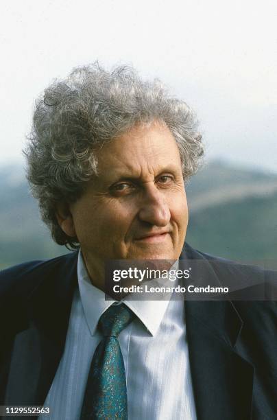 Portrait, writer, Yehoshua Abraham B, Milan, Italy, 21st June 1993.