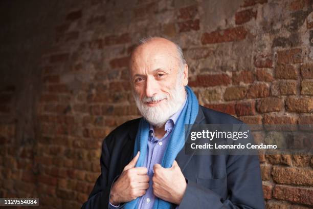 Carlo Petrini, Founder International Slow Food Movement, Venice, Venezia, Italy, 28th August 2014.