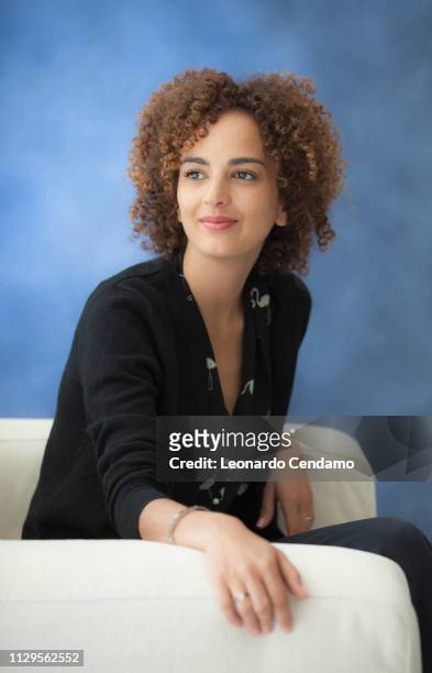 Leila Slimani, Moroccan writer, Milan, Italy, 14th May 2016.