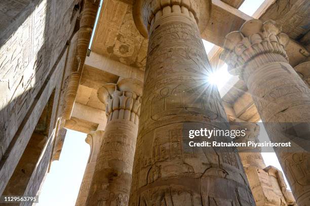 temple of kom ombo in kom ombo, egypt - アスワン ストックフォトと画像