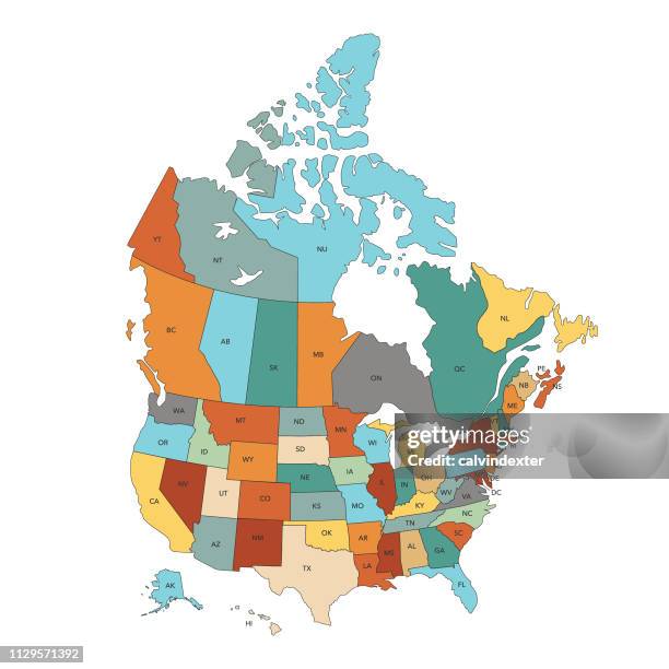 Qanda Map 814 Canada Map Data Stock Photos, High-Res Pictures, and Images - Getty ...