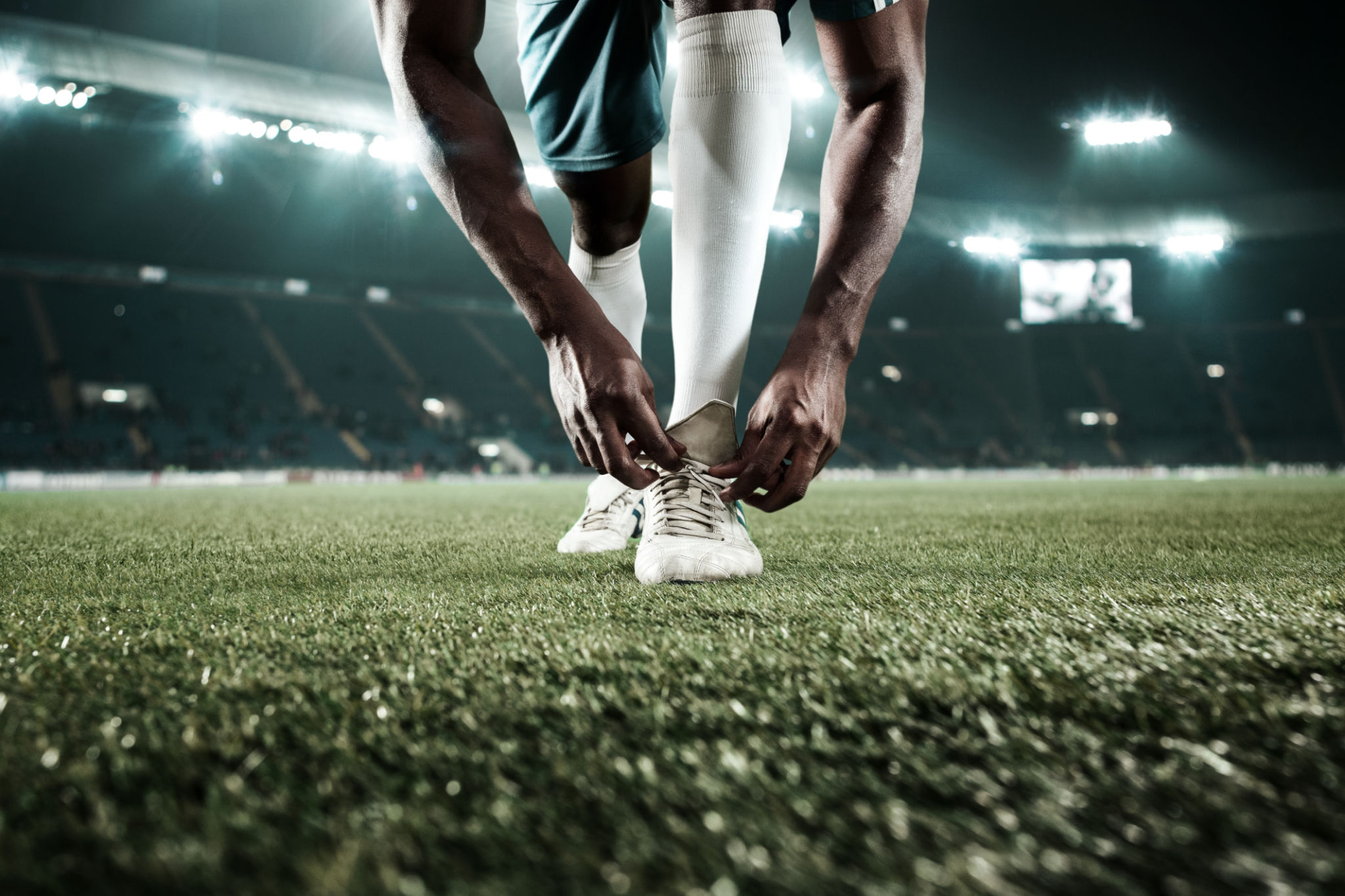 soccer player ready