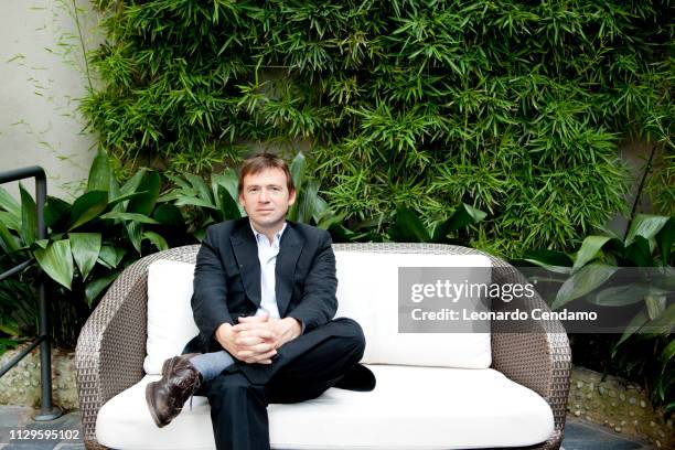 David Nicholls, writer, Como, Italy, 2010.