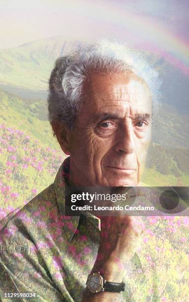 Michelangelo Antonioni, Italian director, Paris, France, August 1994.