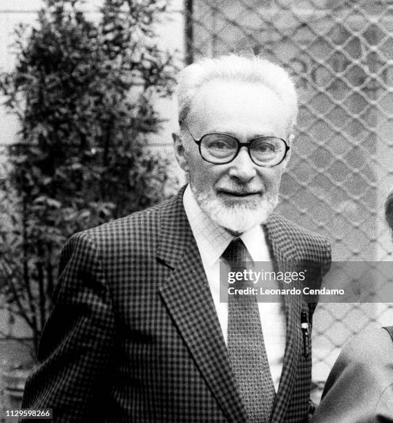 Primo Levi, Italian writer and Holocaust survivor,portrait, Como, Italy, 1944.