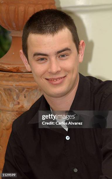 Actor Colin Hanks, son of Tom Hanks, attends the photo call for the Spanish promotion of his new movie "Orange County" at the Hotel Ritz July 1, 2002...