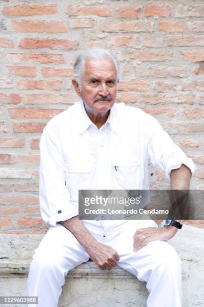 Books, Carlos Fuentes, essayist, Il Saggiatore, Latin American Literature, Literary historian Of Letters, Mexican, novelist, Panama, portrait,...