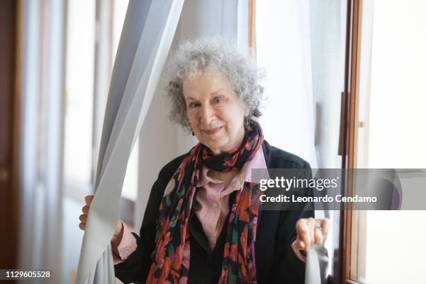 Margaret Atwood, Canadian writer, Paris, France, 20th September 2014.