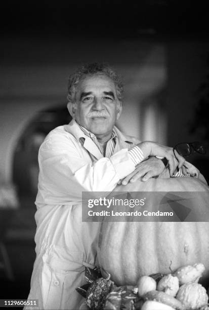 Gabriel Garcia Marquez, Colombian writer, novelist, Nobel Prize, Lido, Italy, .