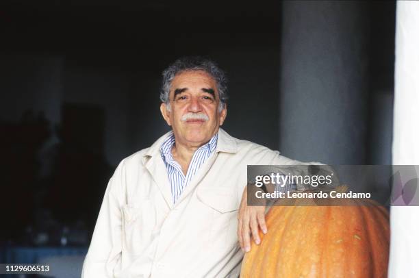 Gabriel Garcia Marquez, Colombian writer and novelist Nobel Prize Literature 1982, Lido, Italy, 1982.