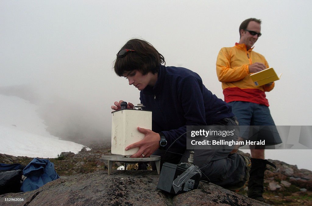 Western Washington University geology graduate student Krist