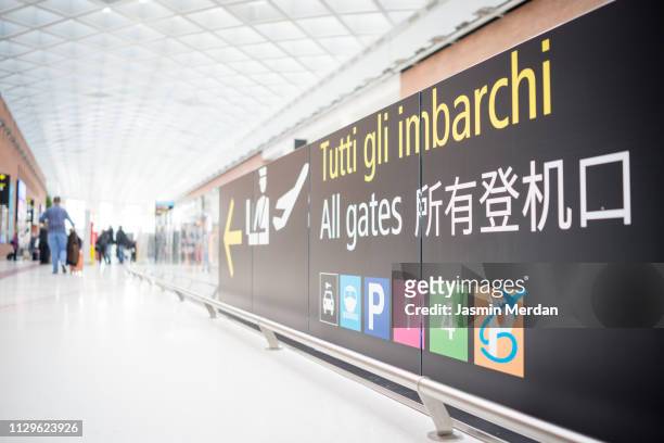 on italian airport - venice airport stock pictures, royalty-free photos & images