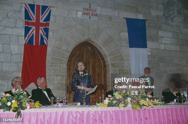 Years in power. During the Franco/British summit.