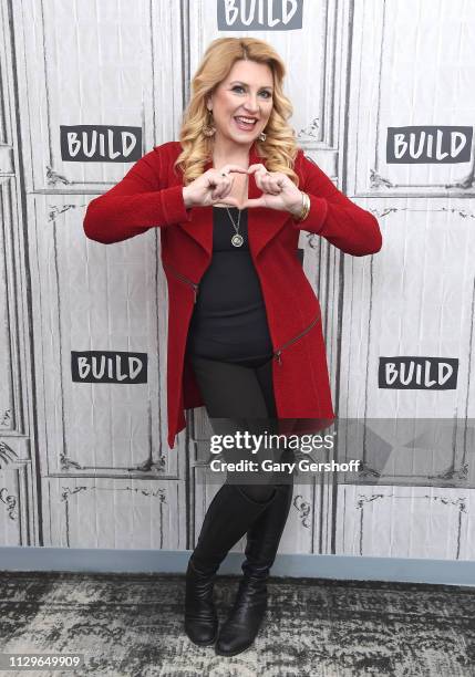 Radio personality Delilah visits the Build Series to discuss 'One Heart at a Time' at Build Studio on February 14, 2019 in New York City.