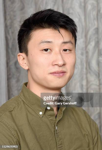 Director Bing Liu visits the Build Series to discuss the documentary film 'Minding the Gap' at Build Studio on February 14, 2019 in New York City.