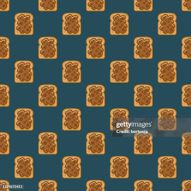 vegemite australia seamless pattern - yeast bread stock illustrations