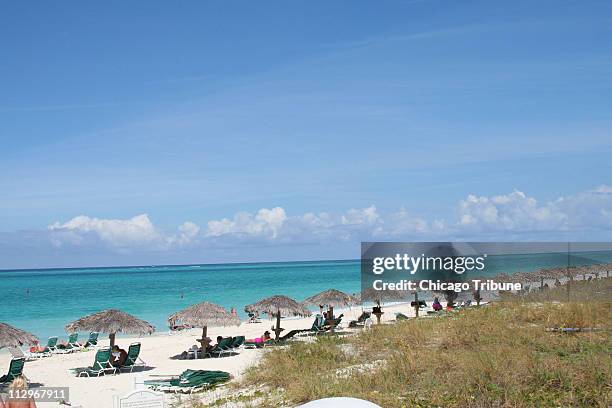 Soft sand extends for a dozen miles along Grace Bay on the Turks & Caicos.