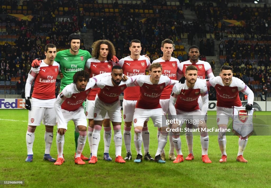 BATE Borisov v Arsenal - UEFA Europa League Round of 32: First Leg