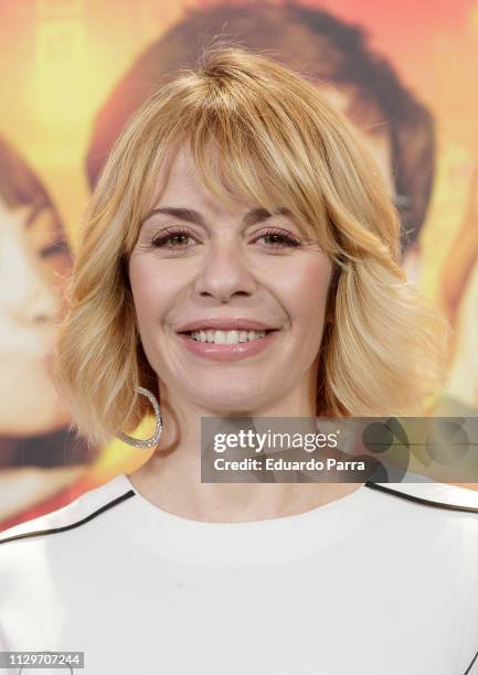Actress Maria Adanez attends the "Perdiendo el Este' premiere at Palacio de la Prensa cinema] on February 14, 2019 in Madrid, Spain.